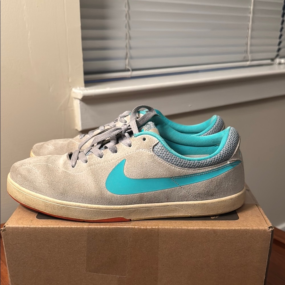 Nike SB Erik Koston Signature Model - Gray and teal - Size 10US